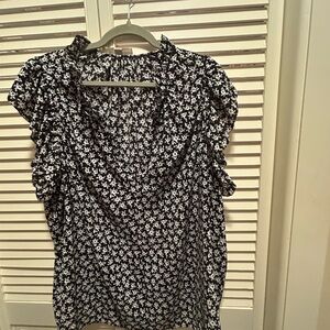 Michael Kors Black and White Women's Top